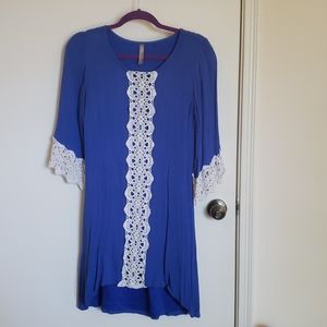 Entro Blue and White Tunic/Dress